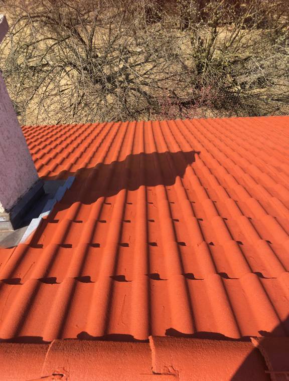 peinture sur toit